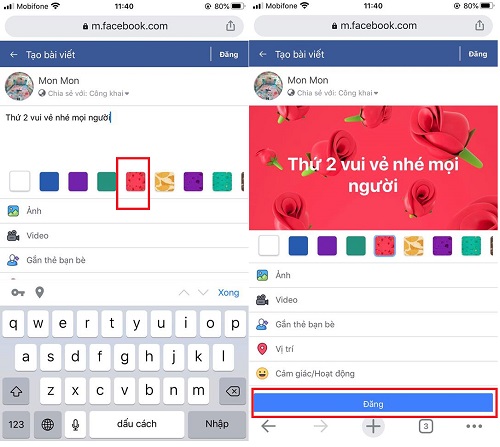 VIẾT Status dài trên faceboook