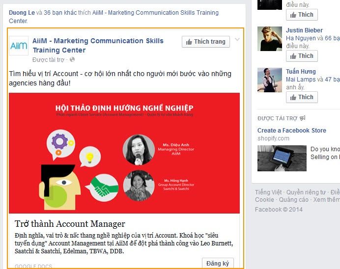 quang cao facebook
