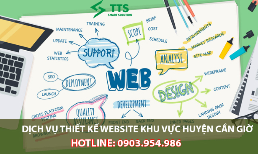Dịch vụ thiết kế website khu vực Huyện Cần Giờ  - TPHCM