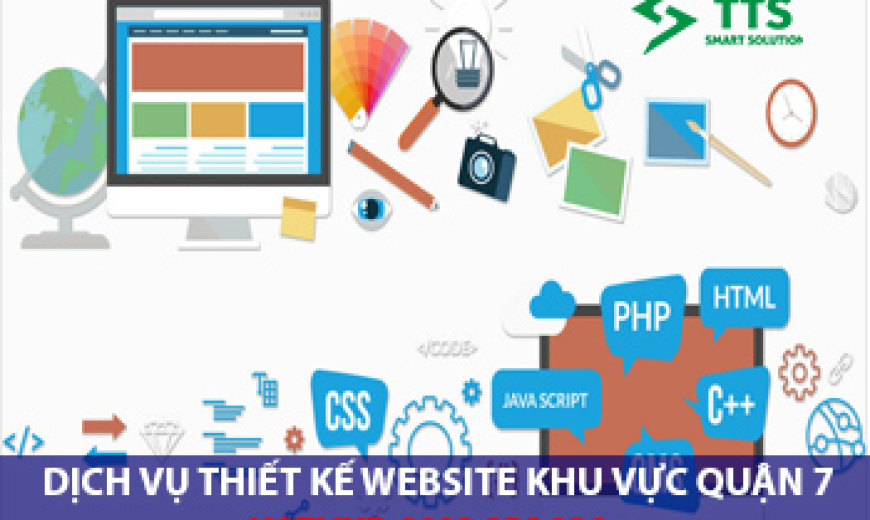 Dịch vụ thiết kế website khu vực Quận 7 - TPHCM