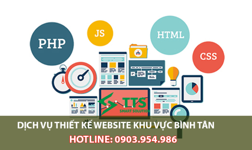 Dịch vụ thiết kế website khu vực Quận Bình Tân - TPHCM